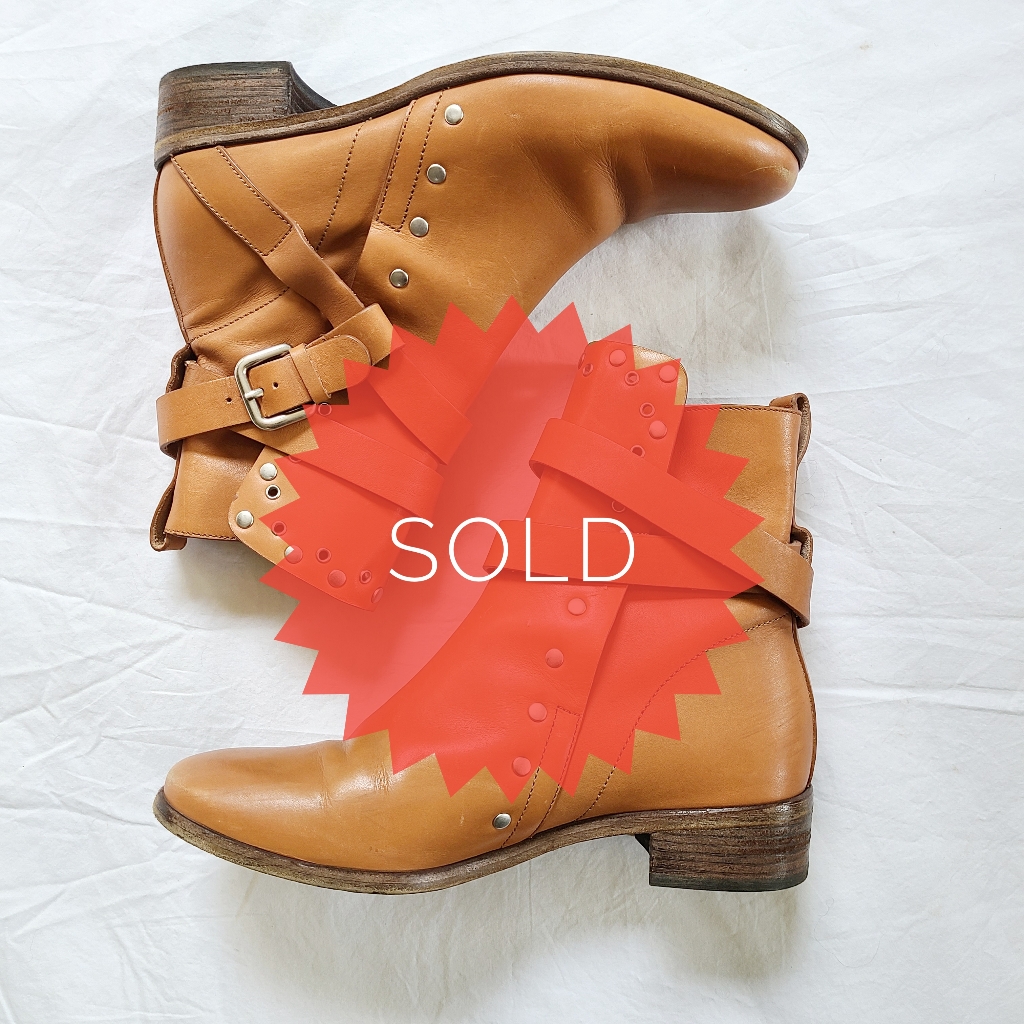 !!!Sold!!! See By Chloe Leather Ankle Boots, Sz 7
